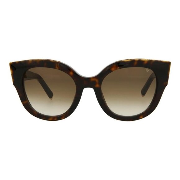 Philipp Plein Womens Square/Rectangle Havana Havana Brown Fashion Designer - Picture 2 of 4